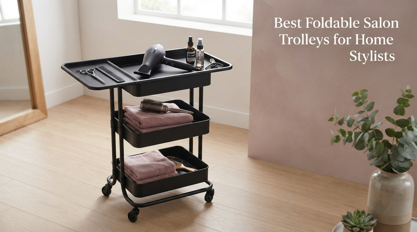 Best Foldable Salon Trolleys for Home Stylists