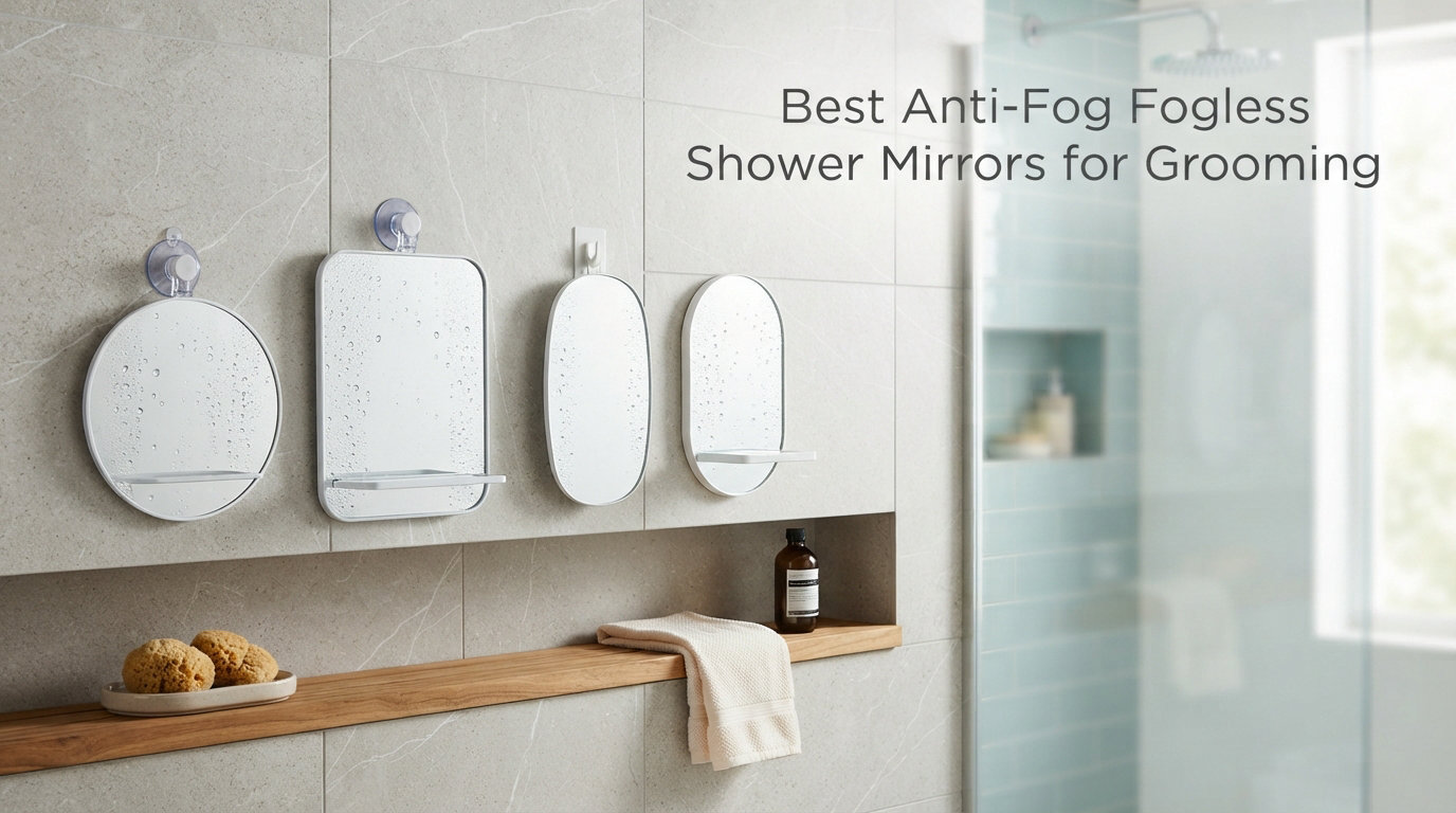 Best Anti-Fog Fogless Shower Mirrors for Grooming