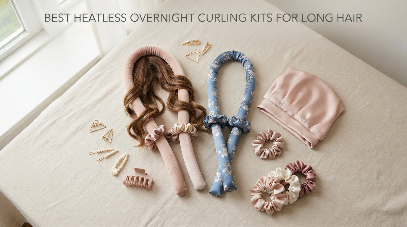 Best Heatless Overnight Curling Kits for Long Hair
