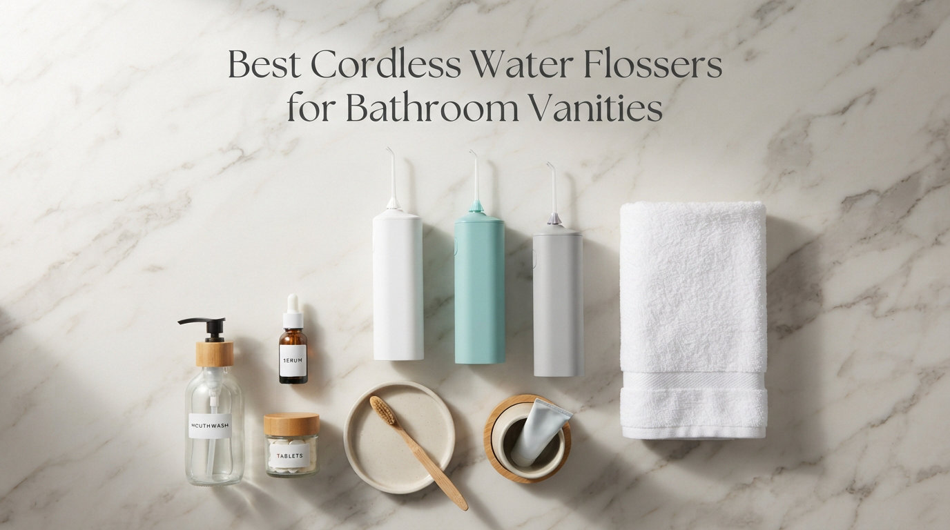 Best Cordless Water Flossers for Bathroom Vanities
