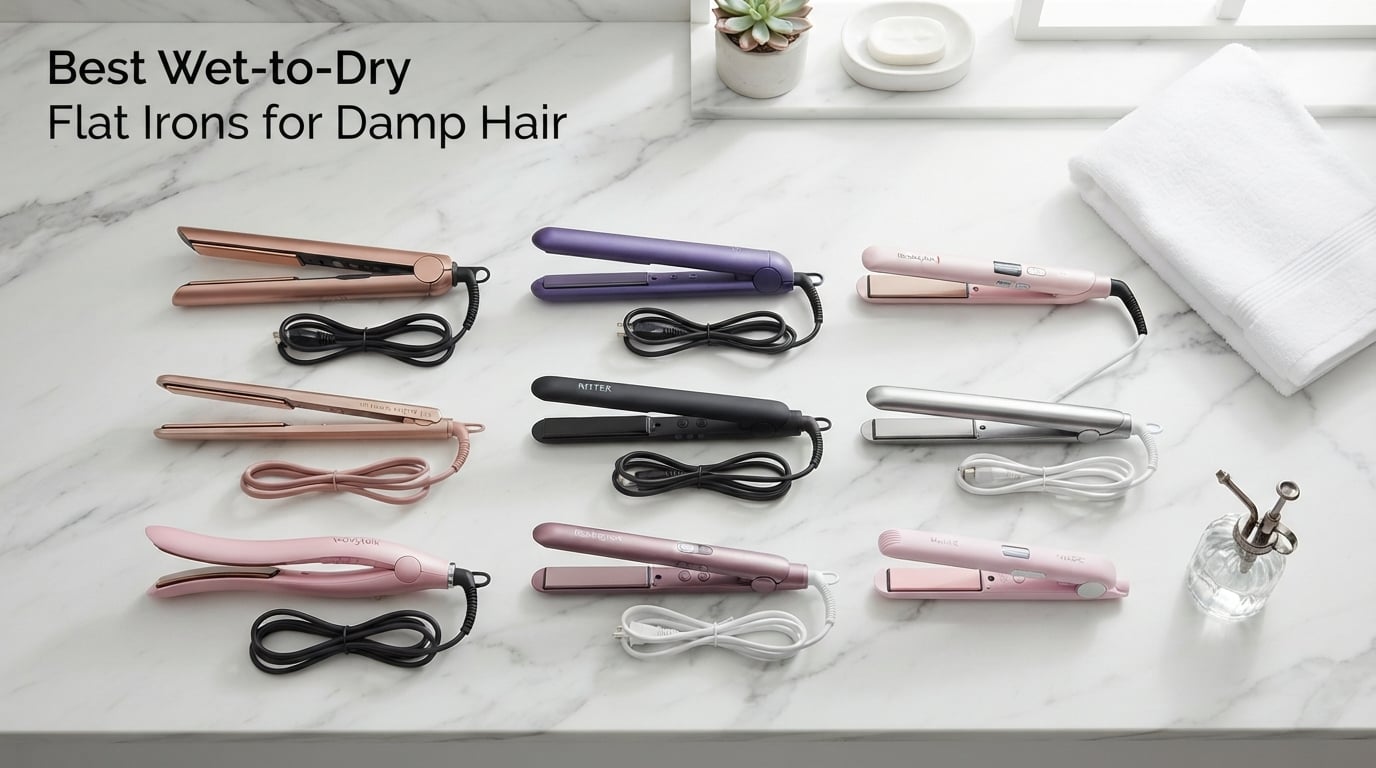 Best Wet-to-Dry Flat Irons for Damp Hair