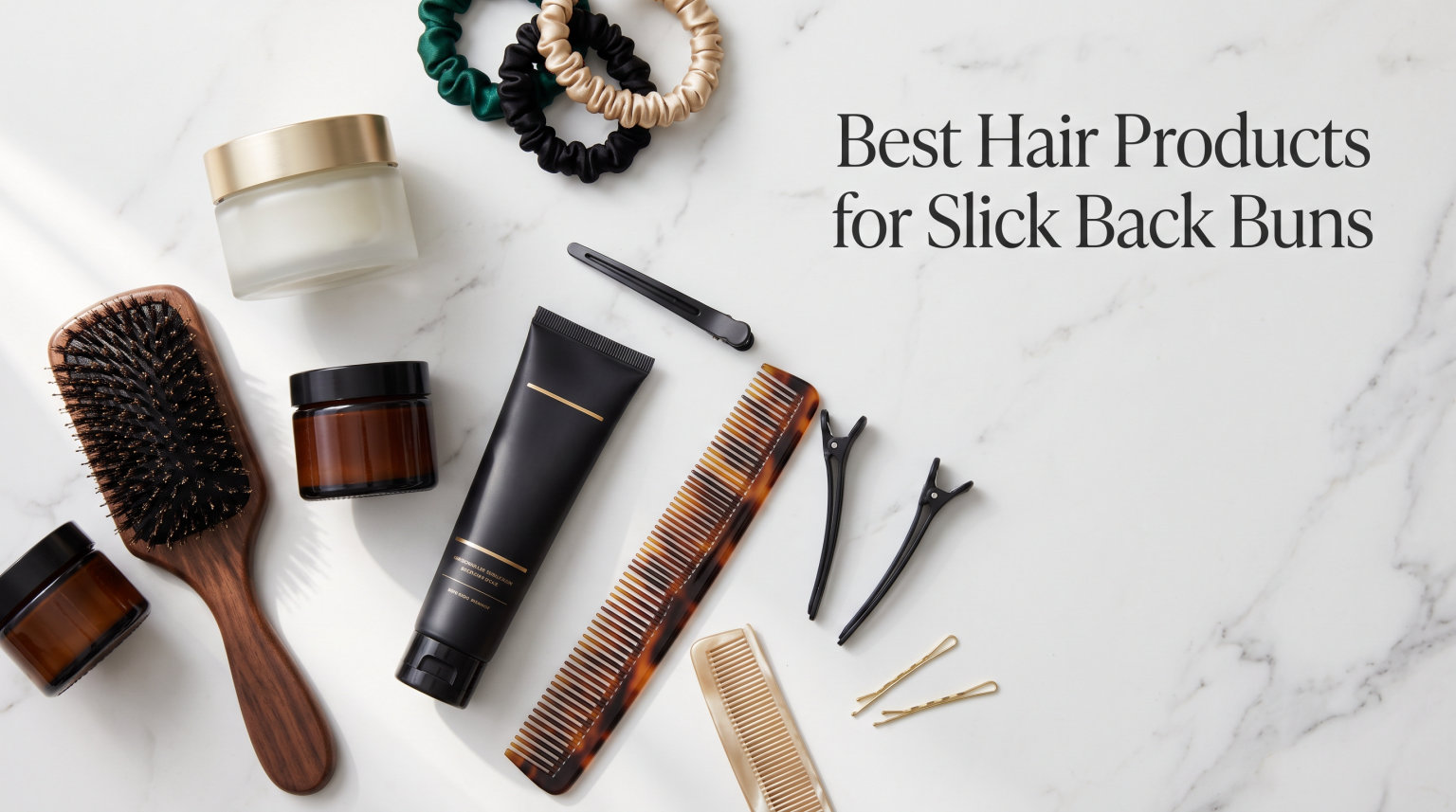 Best Hair Products for Slick Back Buns