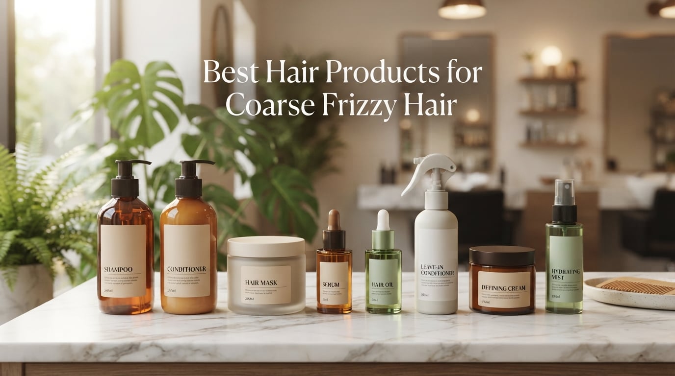 Best Hair Products for Coarse Frizzy Hair