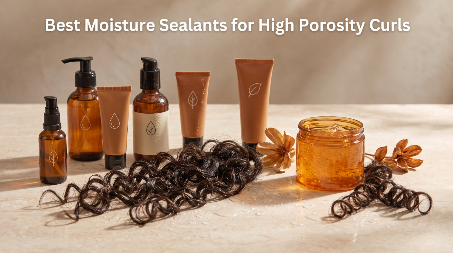 Best Moisture Sealants for High Porosity Curls