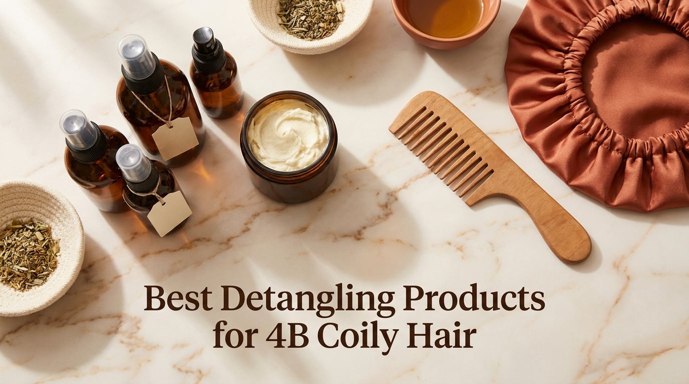 Best Detangling Products for 4B Coily Hair