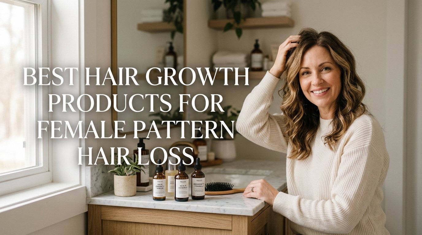 Best Hair Growth Products for Female Pattern Hair Loss