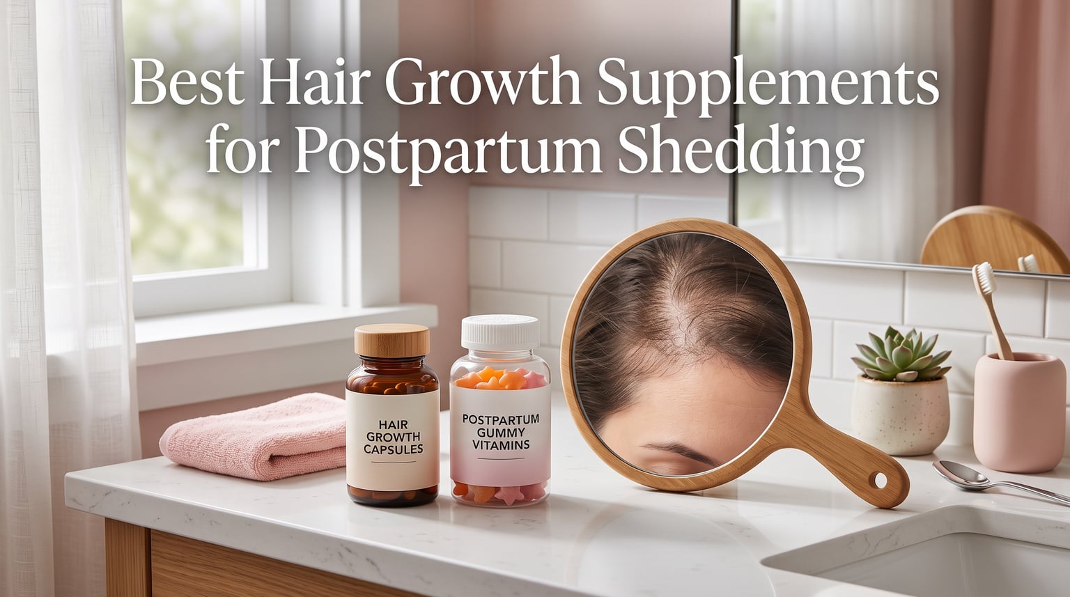 Best Hair Growth Supplements for Postpartum Shedding