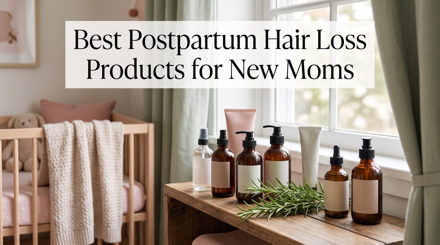Best Postpartum Hair Loss Products for New Moms
