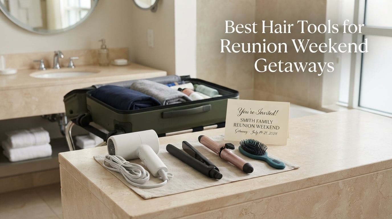 Best Hair Tools for Reunion Weekend Getaways