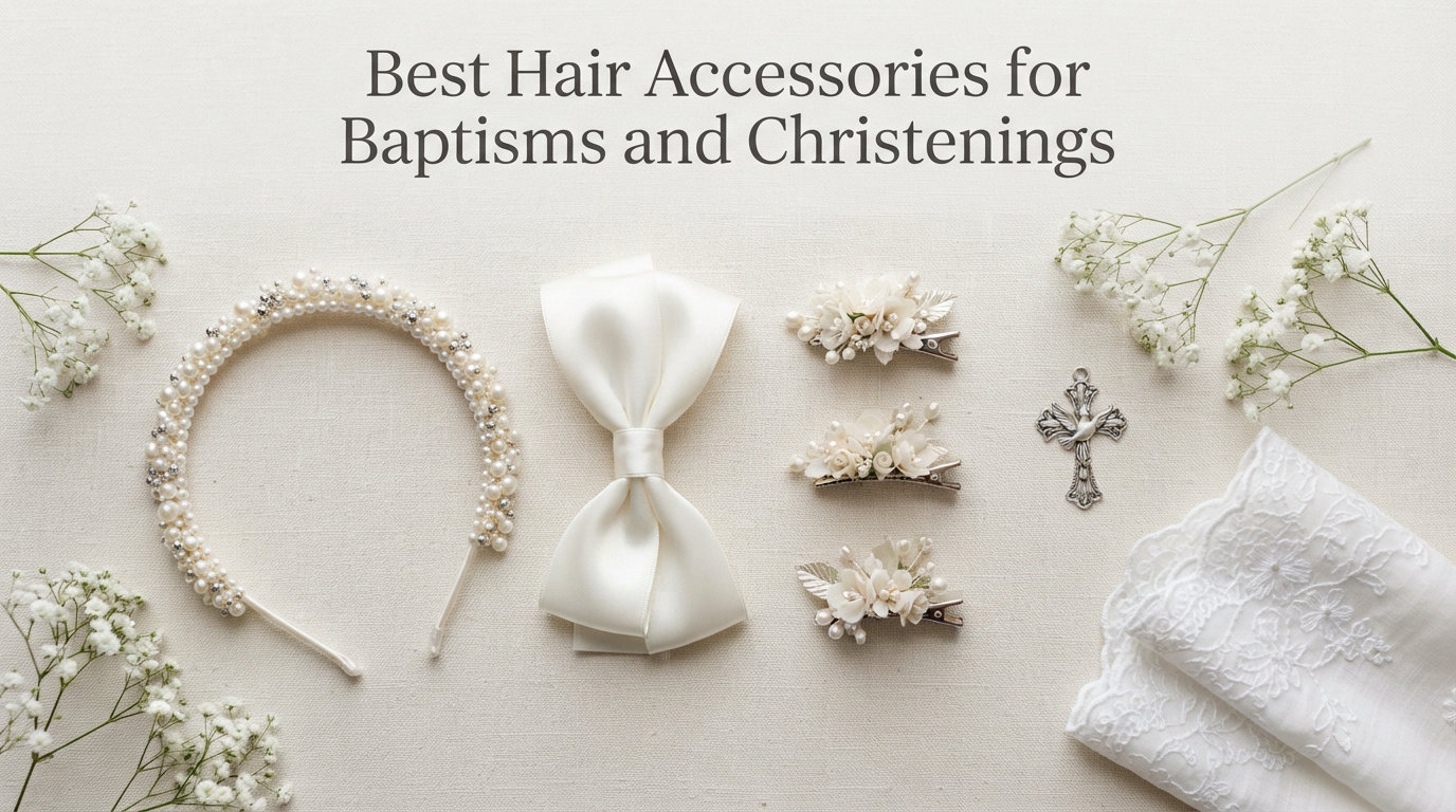 Best Hair Accessories for Baptisms and Christenings
