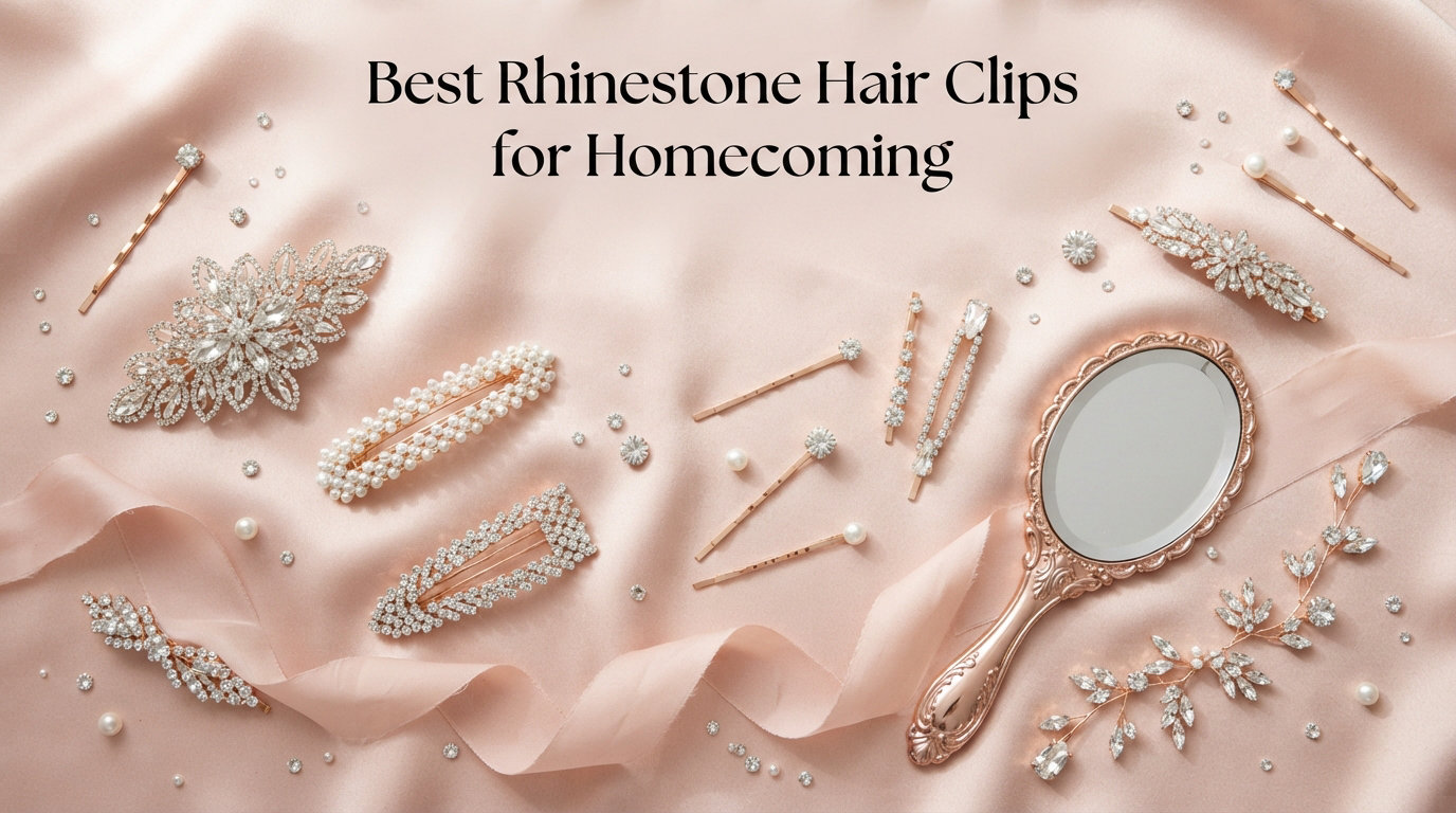 Best Rhinestone Hair Clips for Homecoming