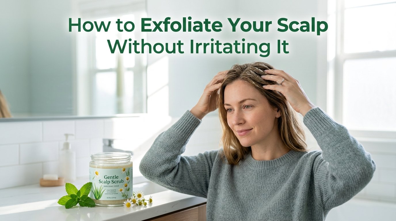 How to exfoliate your scalp without irritating it