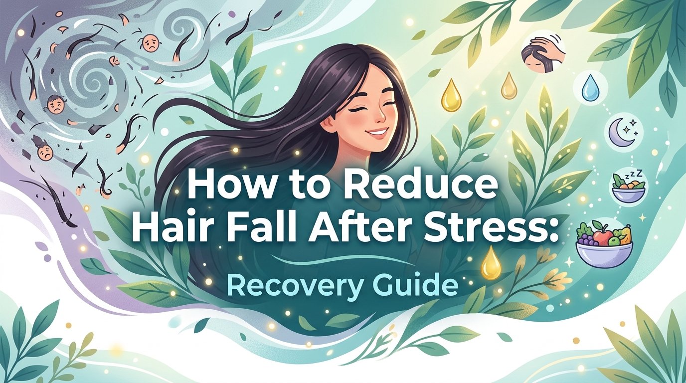 How to reduce hair fall that started after a stressful few months