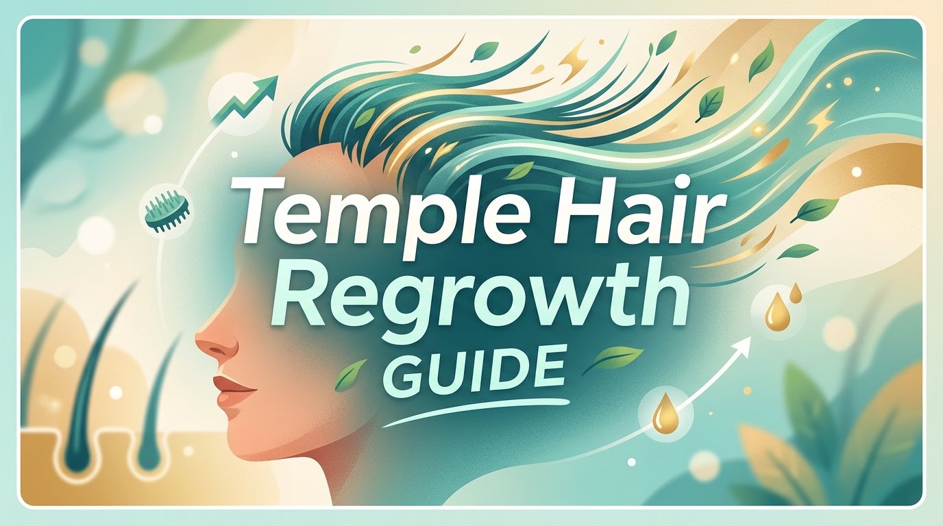 How to regrow the thinning hair around your temples and hairline