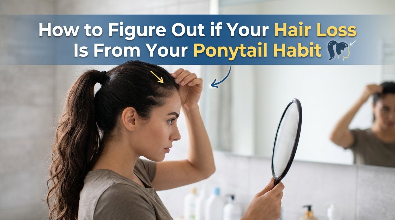 How to figure out if your hair loss is from your ponytail habit