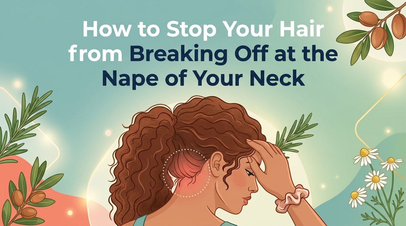 How to stop your hair from breaking off at the nape of your neck