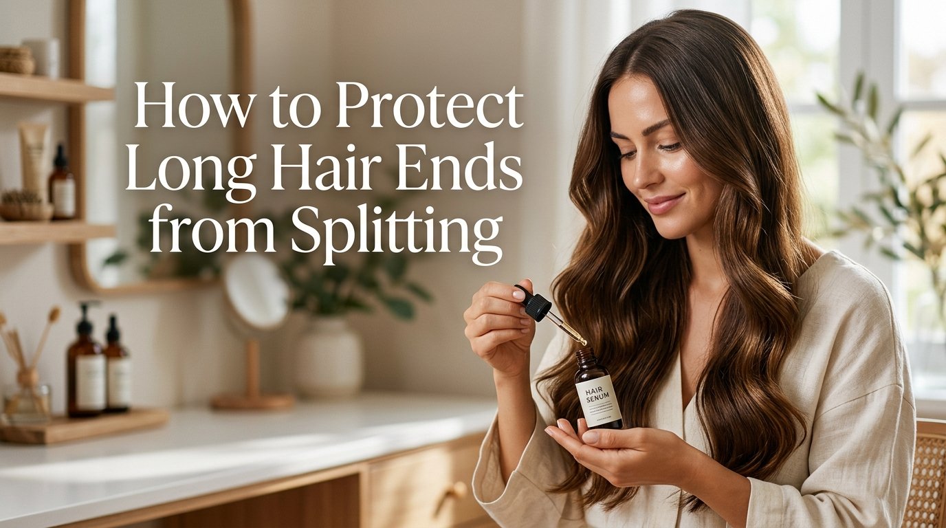 How to protect the ends of long hair that keep splitting