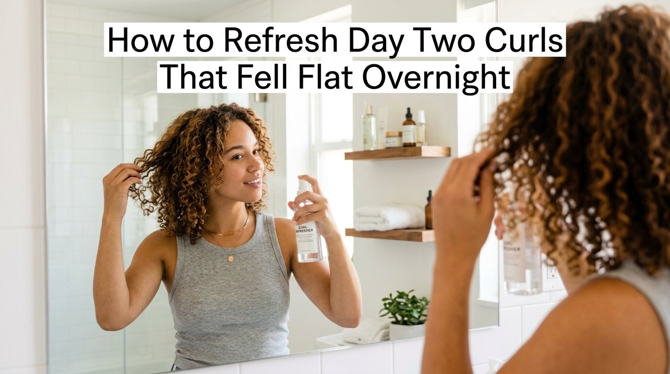 How to refresh day-two curls that fell flat overnight