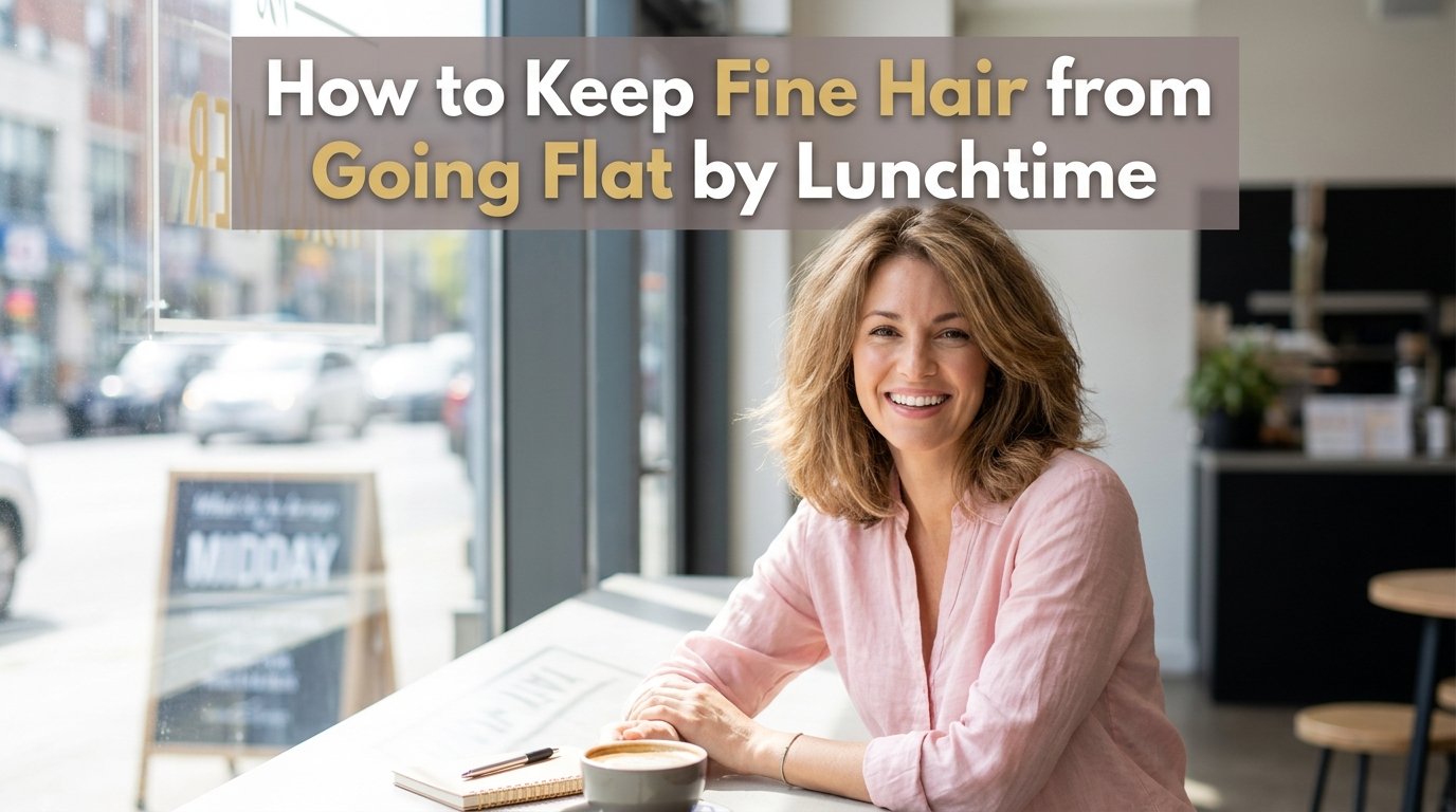 How to keep fine hair from going flat by lunchtime