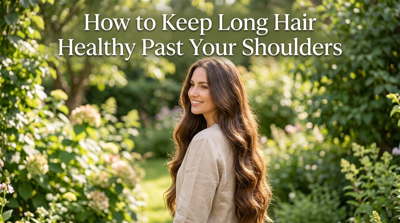 How to keep long hair healthy past your shoulders where it always breaks