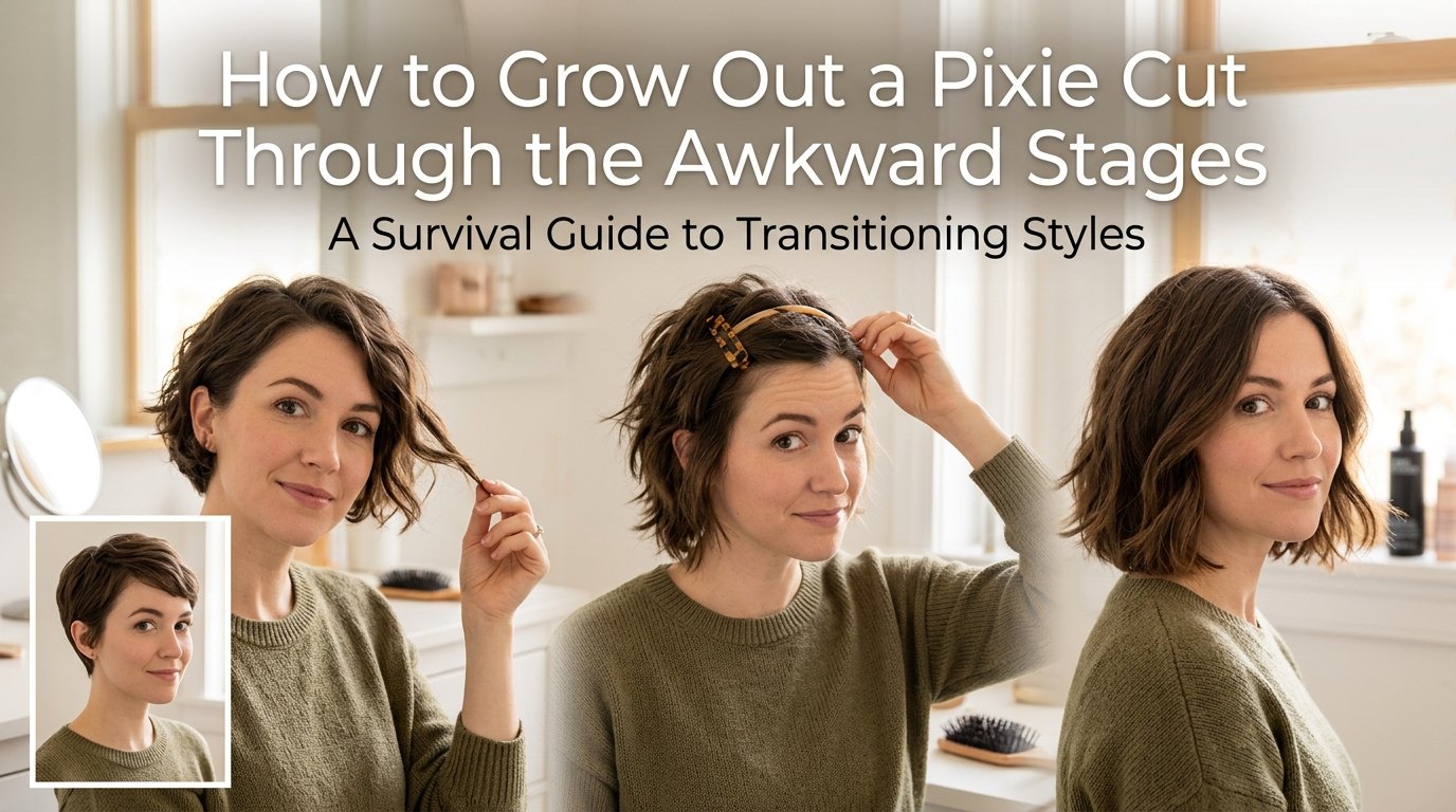 How to grow out a pixie cut through the awkward stages