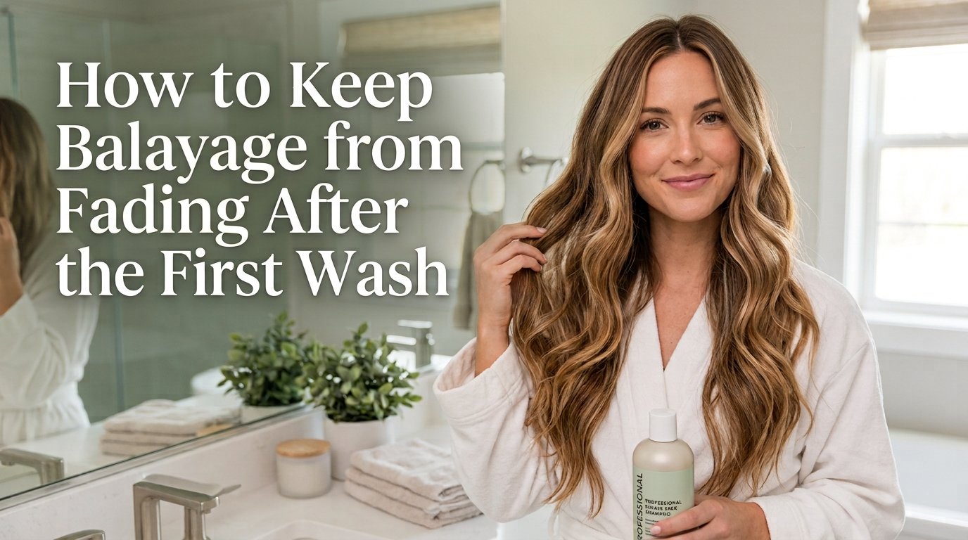 How to keep balayage from fading after the first wash