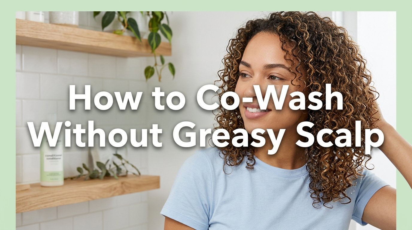 How to co-wash without your scalp getting greasy by day two