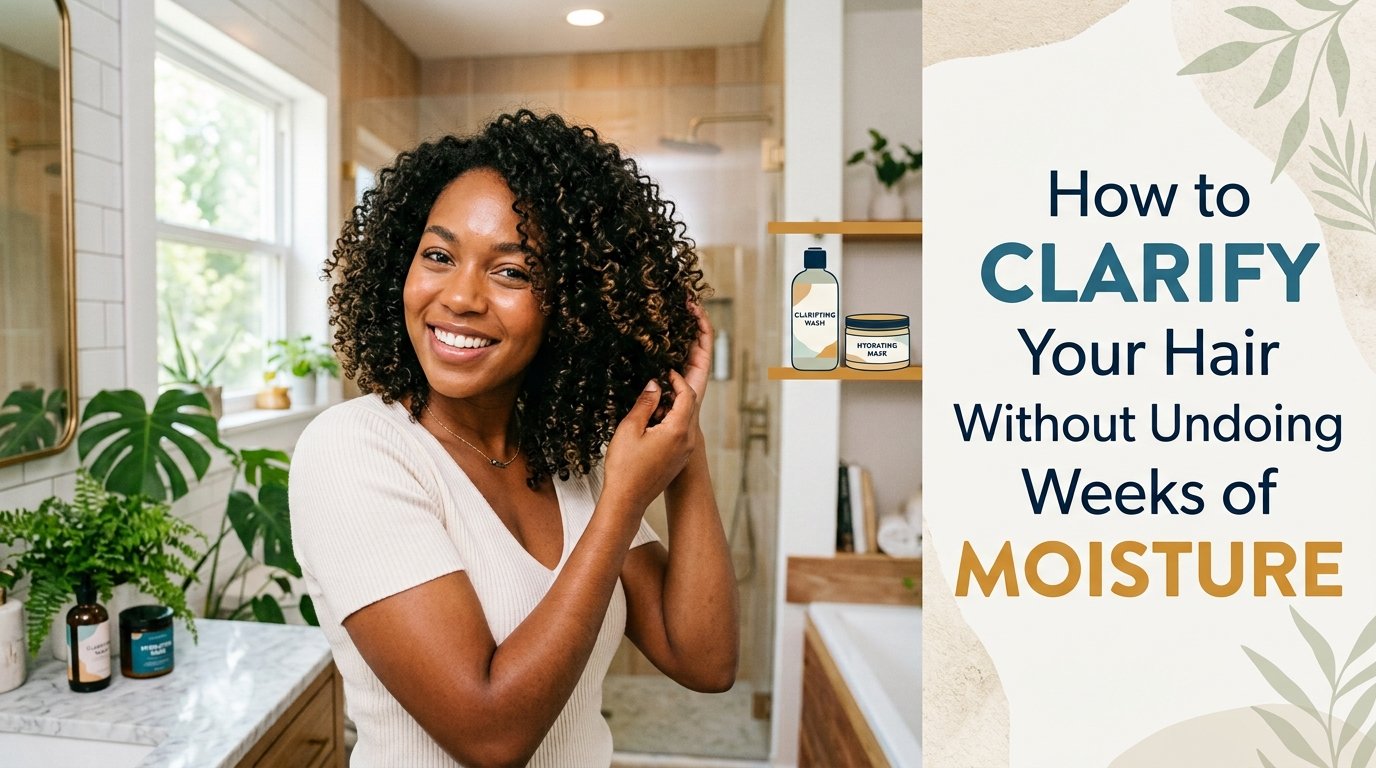 How to clarify your hair without undoing weeks of moisture
