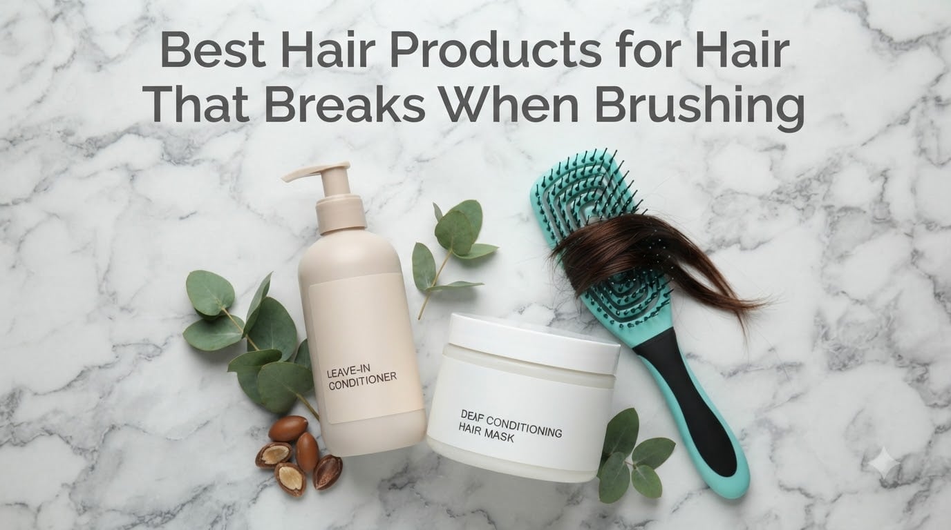 Best Hair Products for Hair That Breaks When Brushing