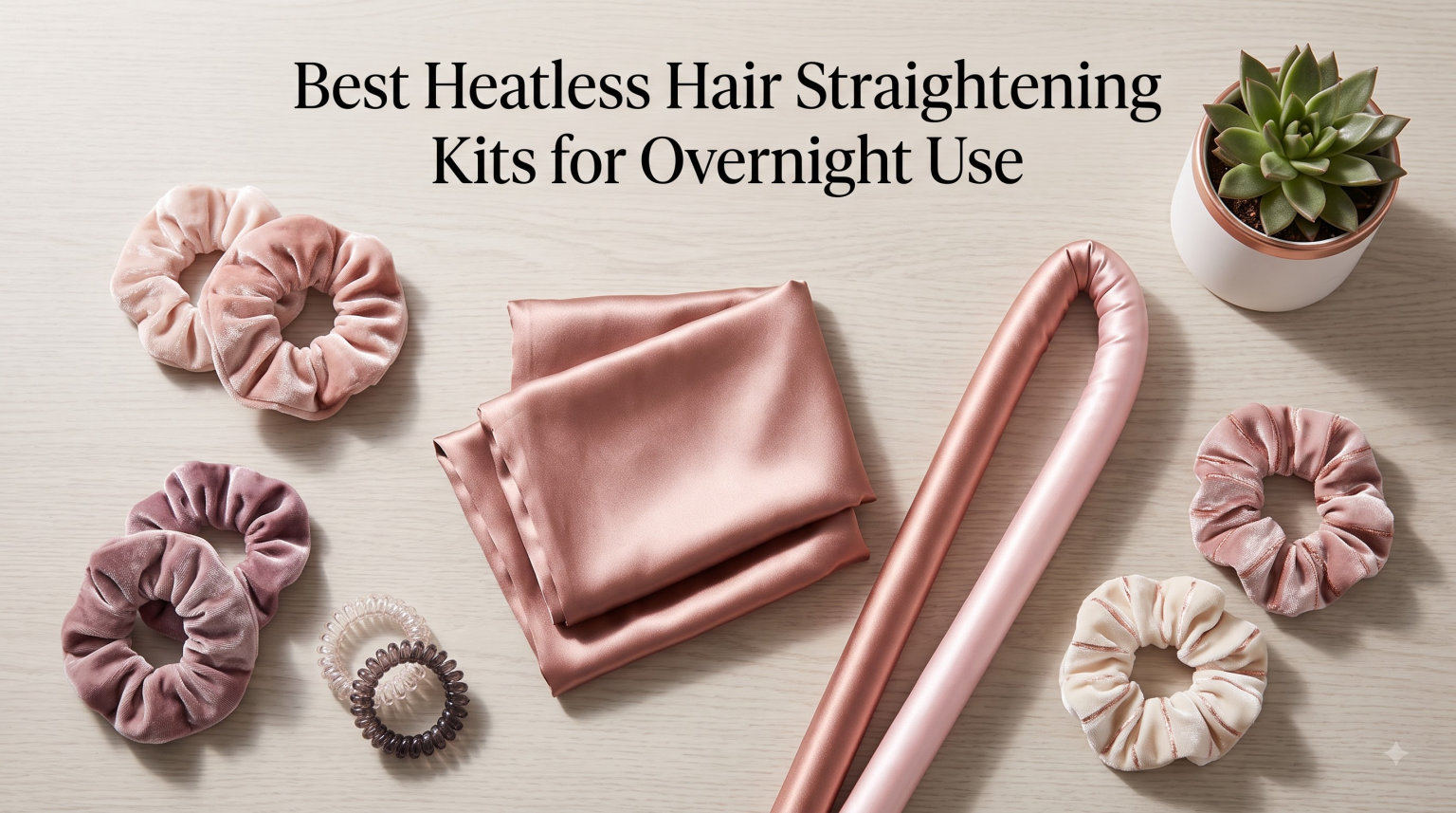 Best Heatless Hair Straightening Kits for Overnight Use