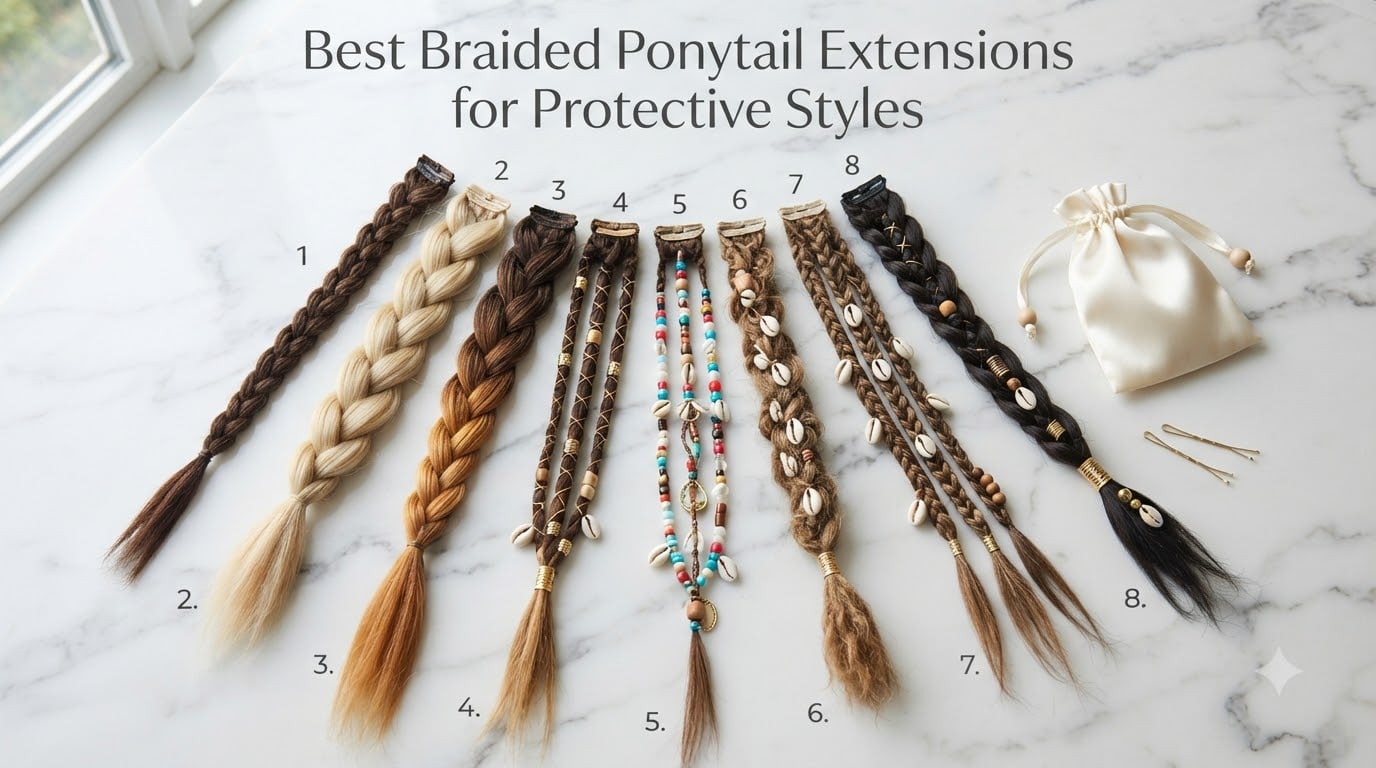 Best Braided Ponytail Extensions for Protective Styles