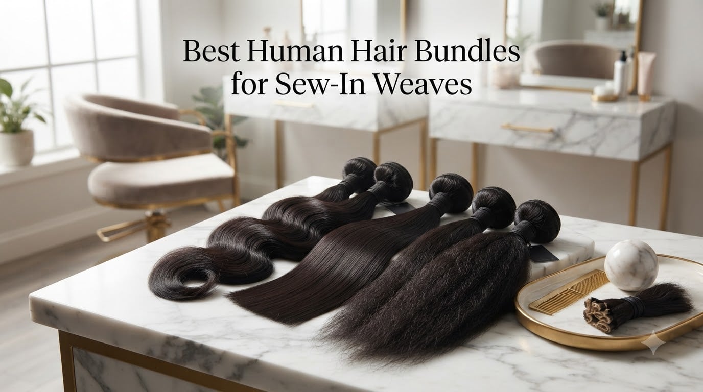 Best Human Hair Bundles for Sew-In Weaves