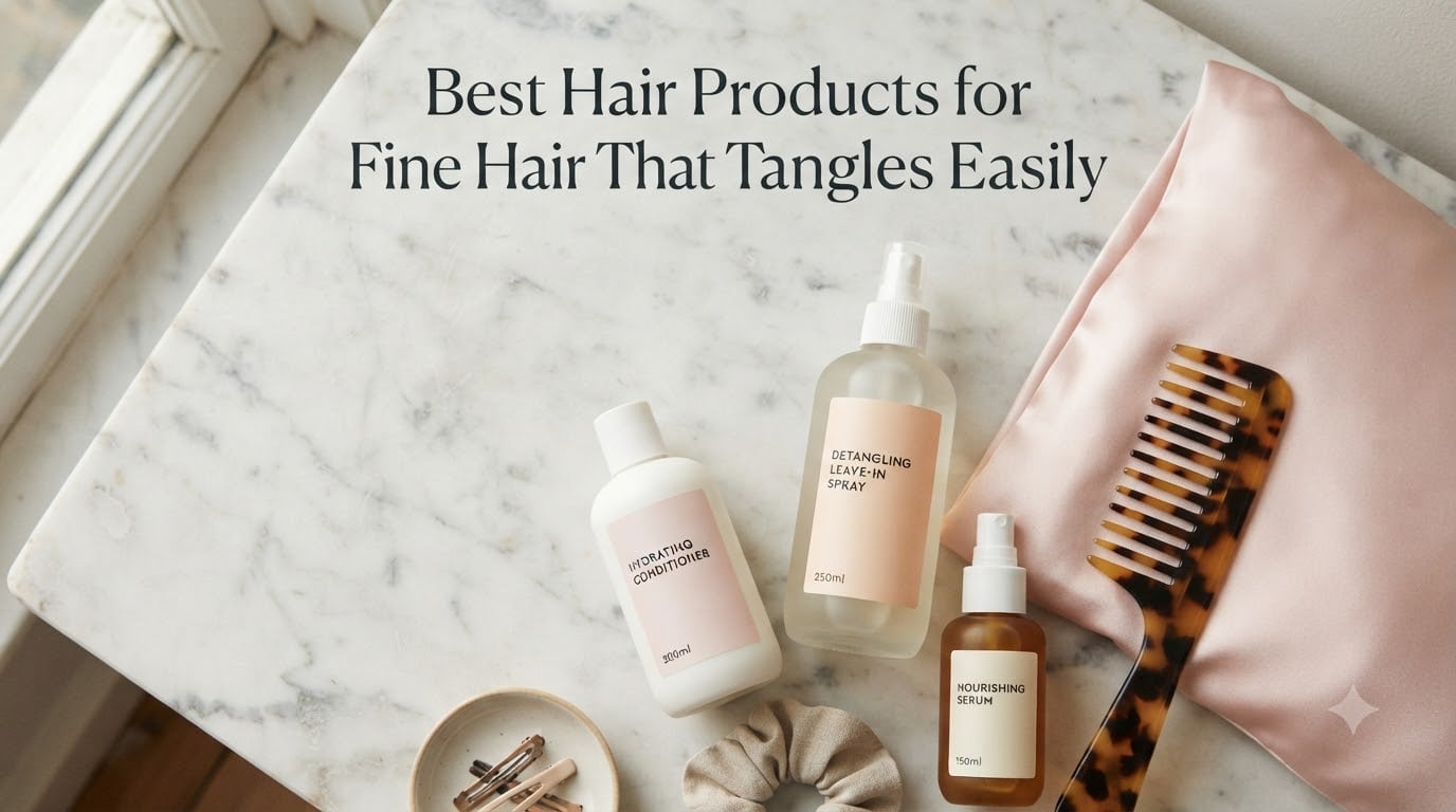 Best Hair Products for Fine Hair That Tangles Easily