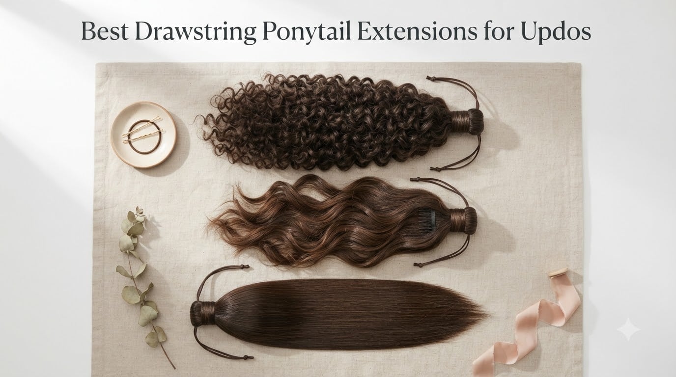 Best Drawstring Ponytail Extensions for Updos