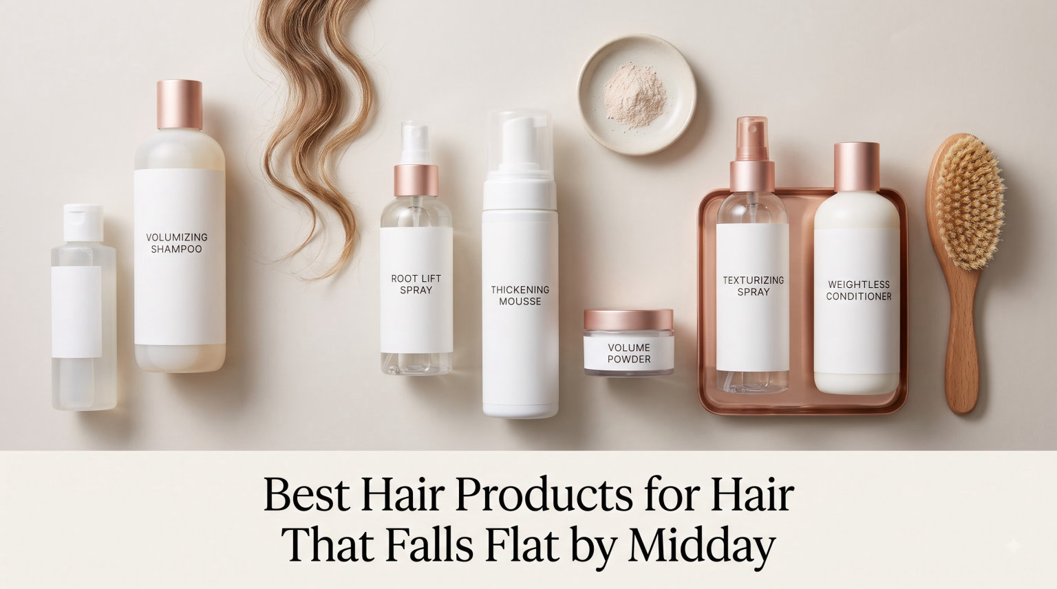 Best Hair Products for Hair That Falls Flat by Midday