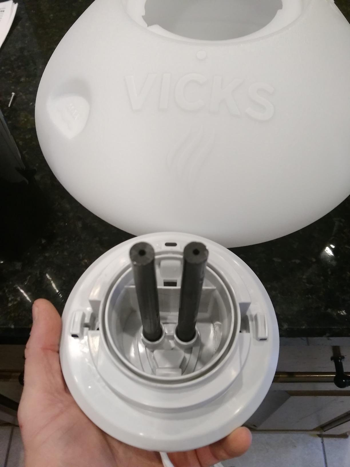 Vicks Warm Steam Vaporizer & Humidifier for Small and Medium Rooms | 1.5 Gallon Tank Humidifier with Night Light, Works with VapoPads and VapoSteam customer photo 1