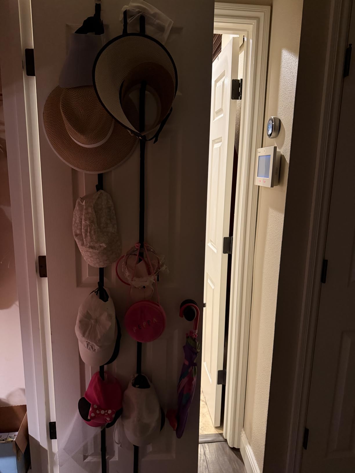 Jokari Over the Door Organizer, 2 Pack, Holds Up to 16 Hats | Hat Rack, Storage System, Adjustable Closet Hanger, Hooks, Easy Display, Fits All Hat Styles customer photo 2