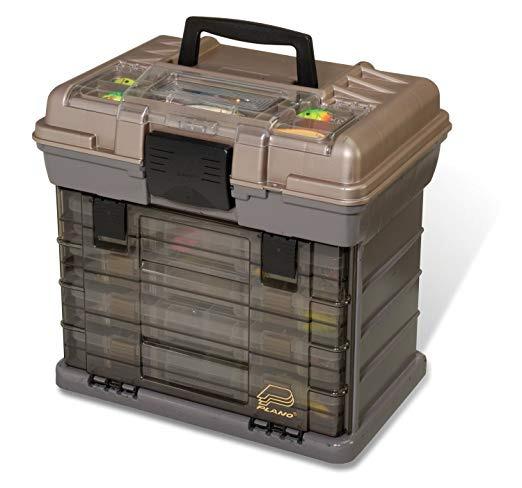 Plano Guide Series StowAway 4-By Rack System Tackle Box, Holds 4 3700 Utility Tackle Boxes, Quick-Access Top Storage with DuraView Lid, Durable Construction, Flexible, Adaptable Fishing Box customer photo 1