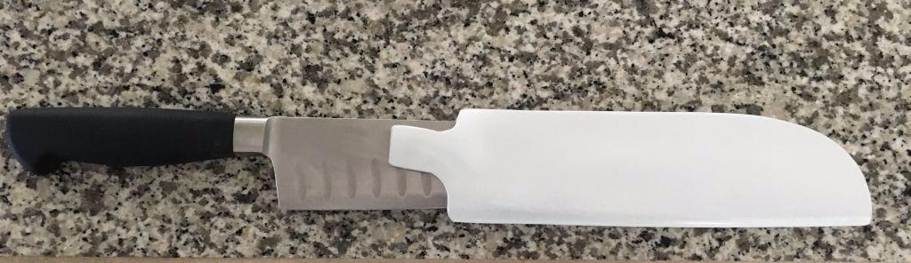 Mercer Culinary M20707 Genesis 7-Inch Santoku Knife,Black customer photo 1