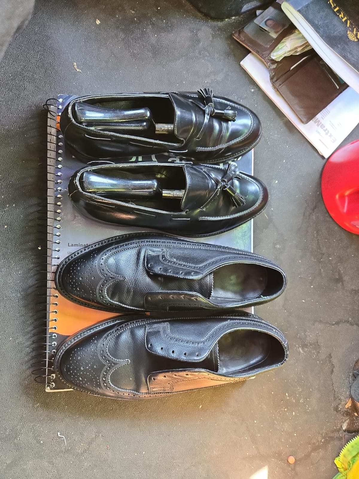 Leather Boot Care Kit - Bick 1 Cleaner, Bick 4 Conditioner, Gard-More Water Repellent Spray & Cloth - Made in USA customer photo 1