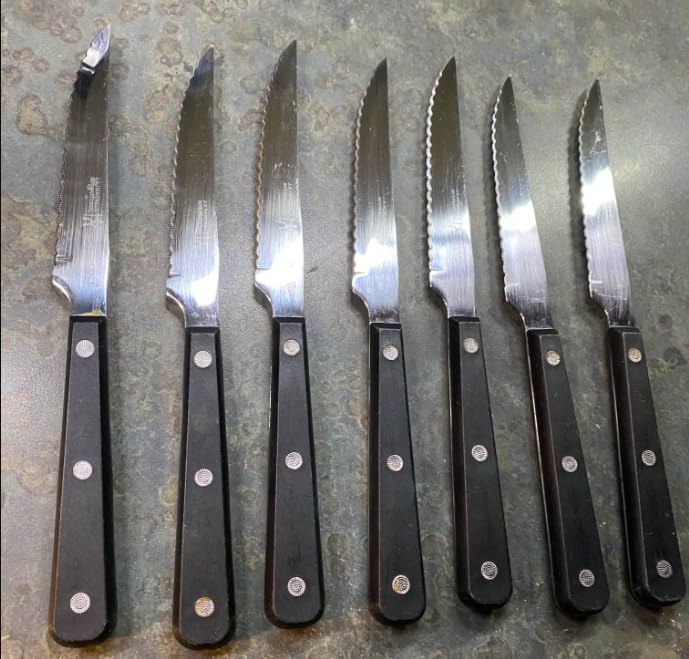 HENCKELS Razor-Sharp Steak Knives Set of 8, German Engineered | Informed by 100+ Years of Mastery. Dishwasher Safe. Stays Sharp with Micro Serrated Edges. customer photo 2
