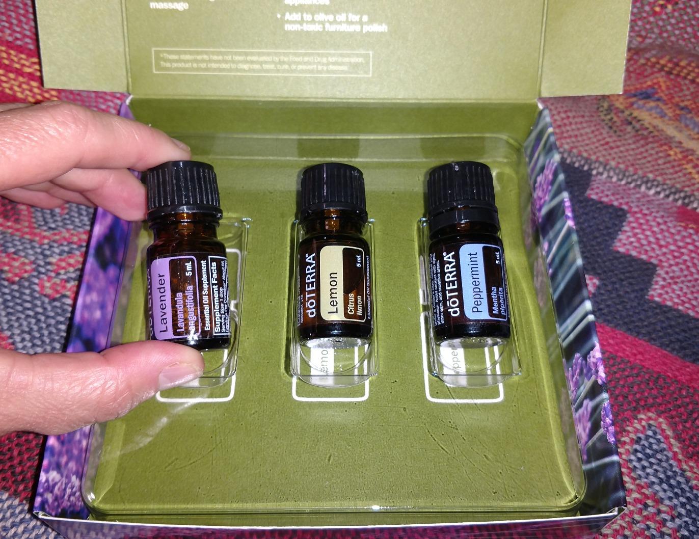 doTERRA Introductory Kit: Therapeutic Lemon, Peppermint, Lavender 5ml Each customer photo 1