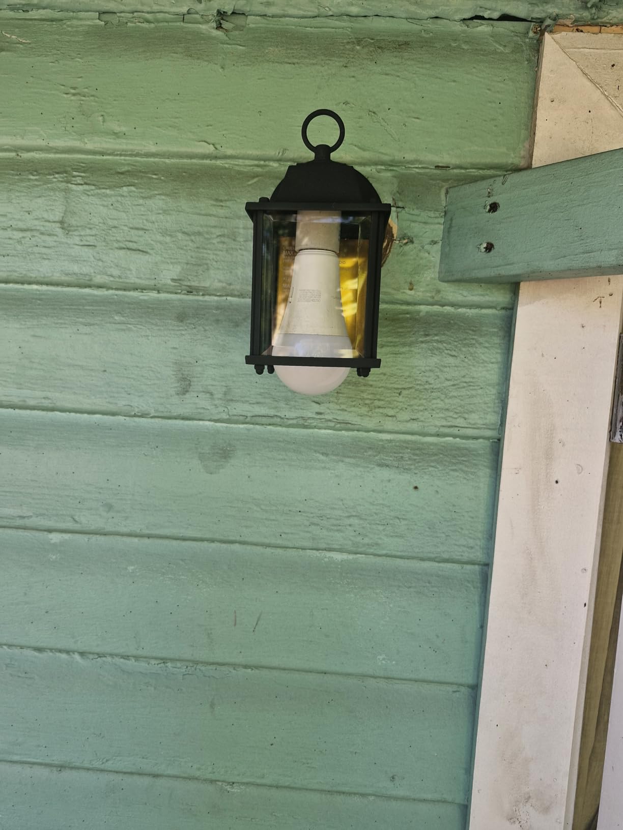 Designers Fountain 1161-RP Porch Outdoor Wall Lantern Sconce, 8in H, Rust Patina customer photo 1