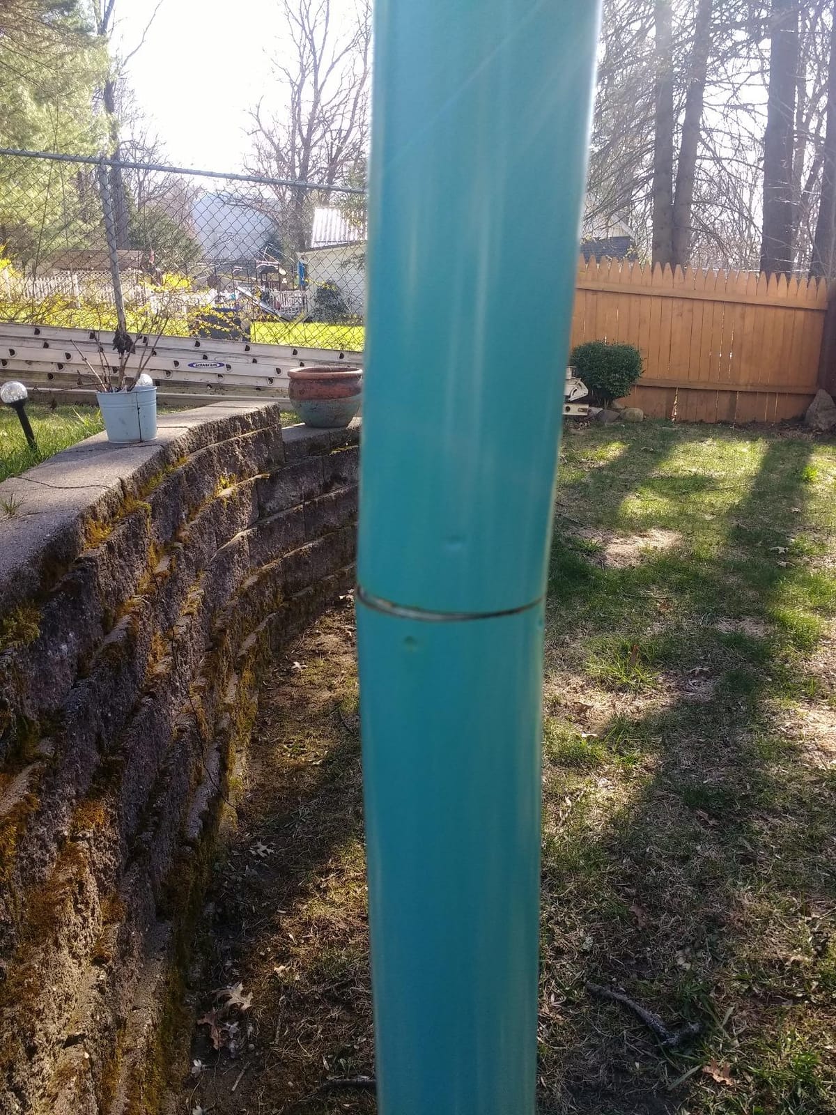 Fire Sense 61130 Patio Heater with Wheels, 48,000 BTU, Aqua Blue customer photo 1