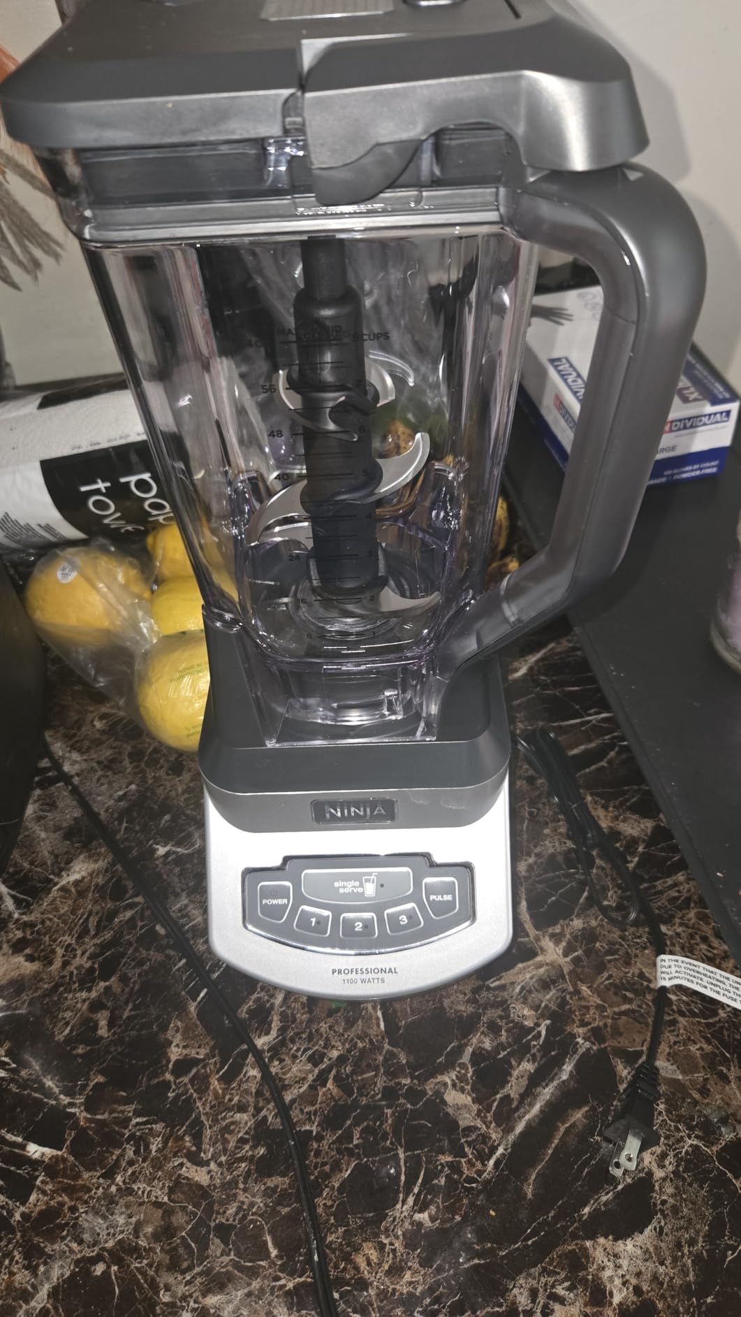 Ninja BL660 Professional Compact Smoothie & Food Processing Blender, 1100-Watts, 72-oz Pitcher customer photo 1