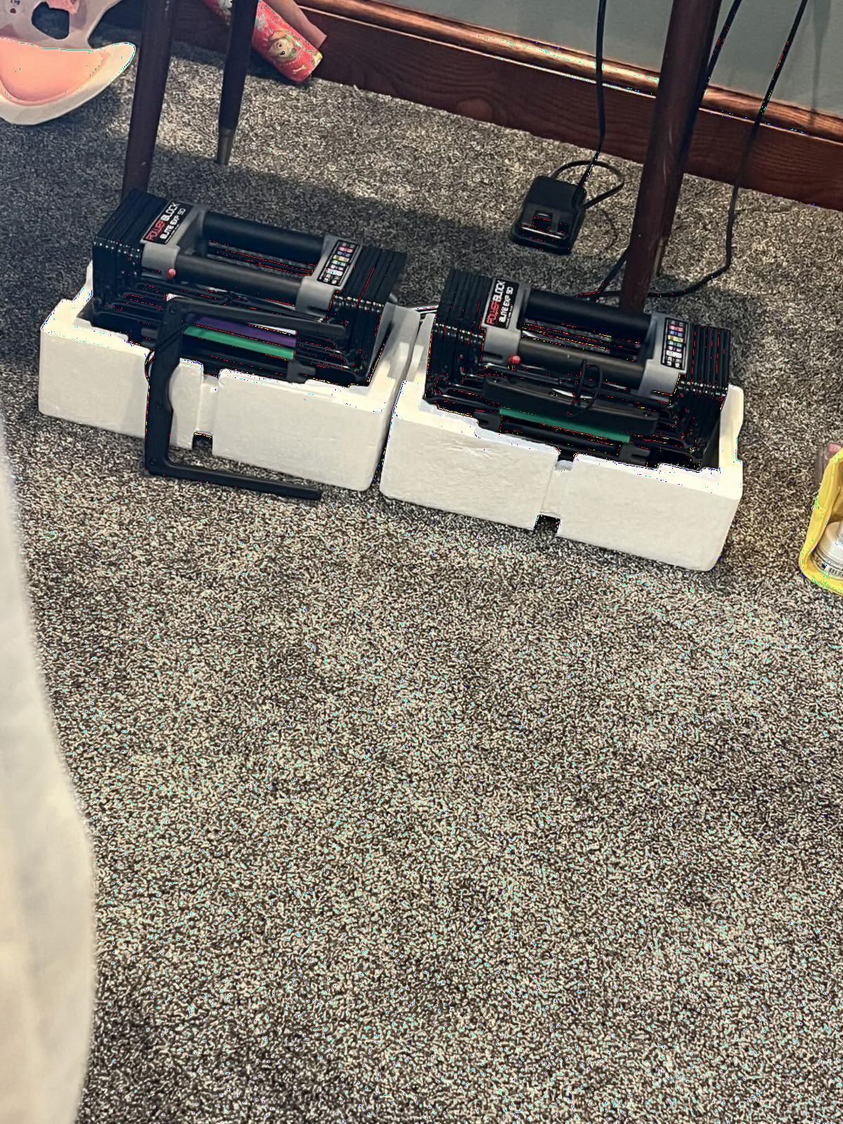 PowerBlock Elite EXP Adjustable Dumbbells, Sold in Pairs, Stage 1, 5-50 lb. Dumbbells, Durable Steel Build, Innovative Workout Equipment, All-in-One Dumbbells, Expandable with Expansion Kits customer photo 1