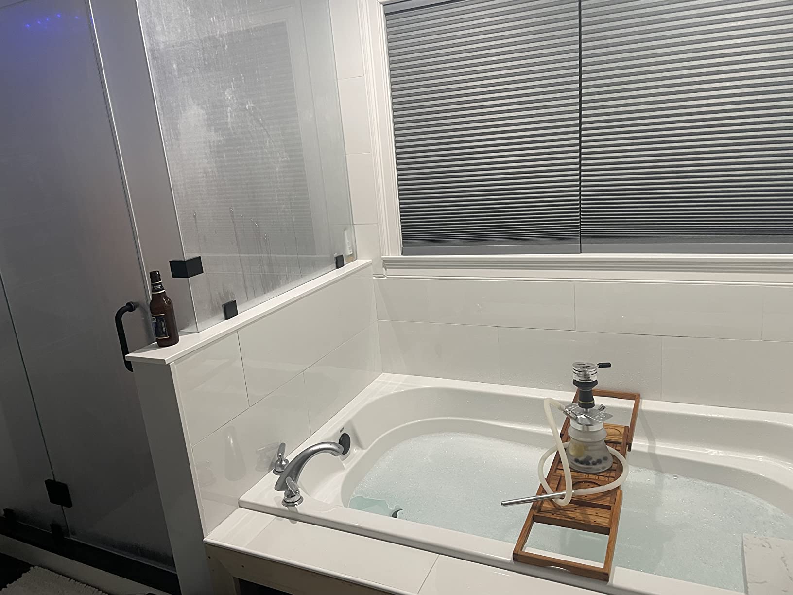 CGOLDENWALL 9KW Luxury Self-draining Steam Generator Shower Sauna Bath Home Steam Bath Spa Generator with Waterproof Control and Auto Drain 95-131°F For suitable space heating 8.5 m³ (300 ft3) customer photo 1