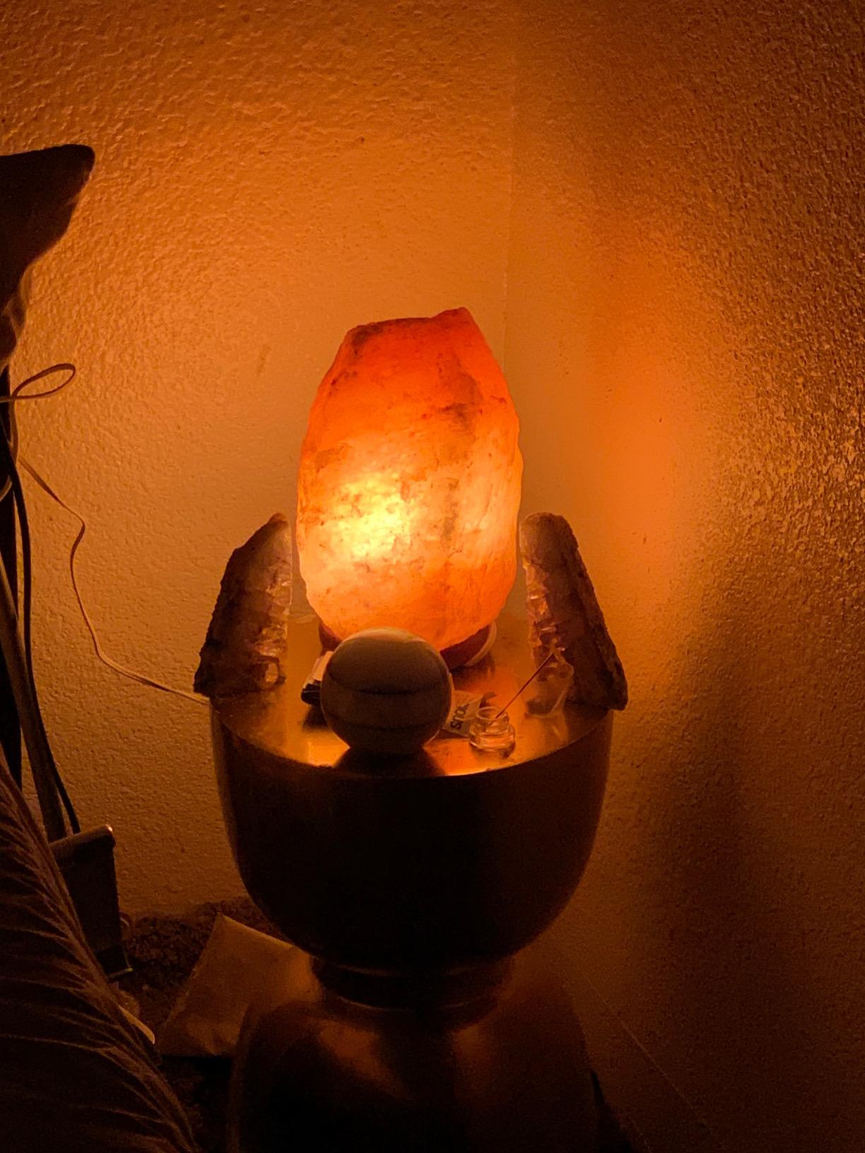 Himalayan Salt Lamp 30-40 lbs with Cord customer photo 2