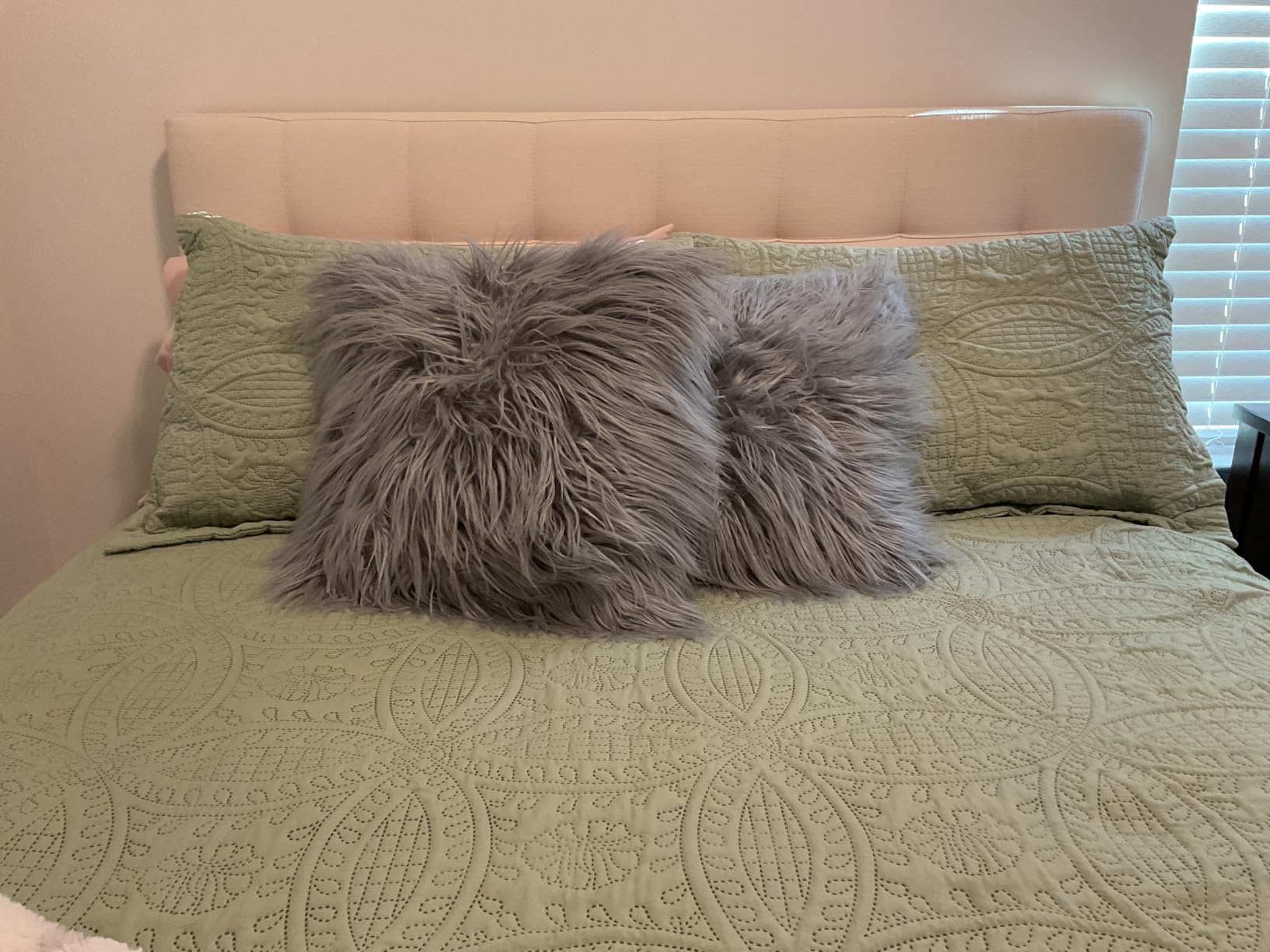 Modway Lily Tufted Linen Fabric Upholstered King Headboard in Ivory customer photo 2