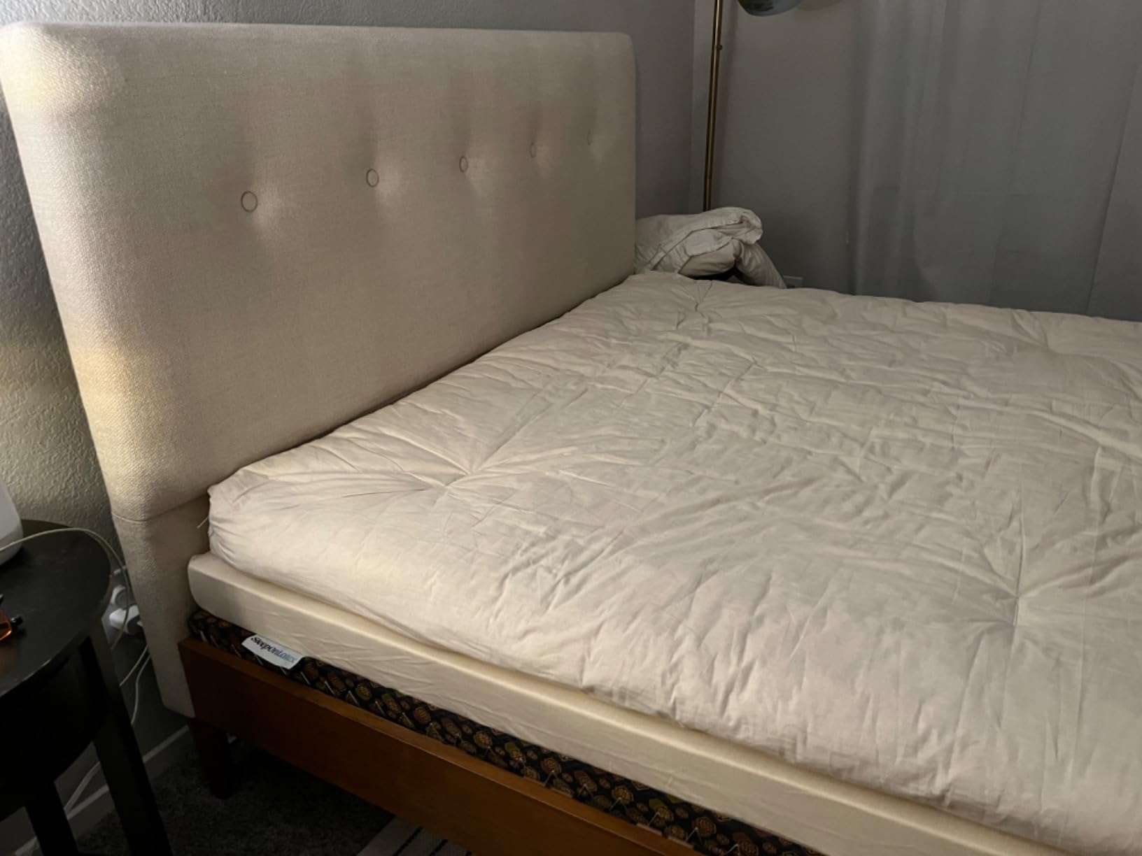 Pure Green Natural Latex Mattress Topper - Firm - 3 Inch - Queen Size (GOLS Certified Organic) customer photo 2
